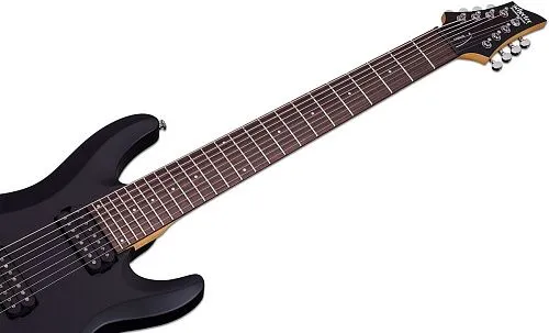 Schecter C-8 Deluxe SBK Электрогитара восьмиструнная.