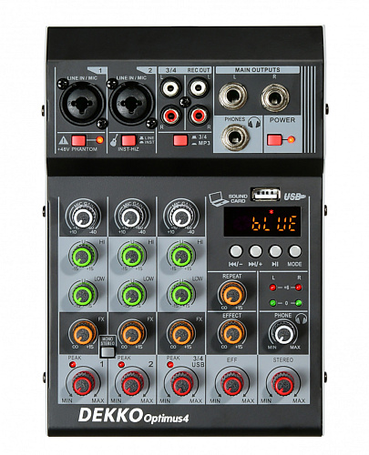 Dekko F4A Микшерный пульт.