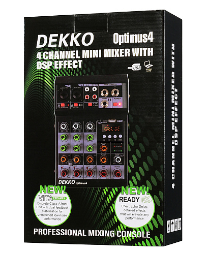 Dekko F4A Микшерный пульт.