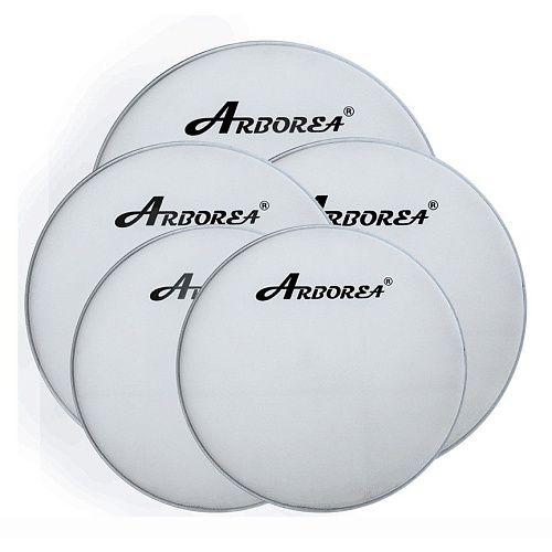 Arborea ARDLW-22 Пластик для бас-барабана 22", белый.