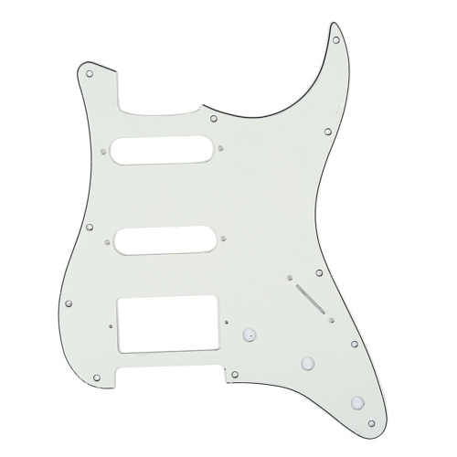 Musiclily MX0312 Защитная накладка для электрогитары, Fender Stratocaster, 3 слоя, белая.