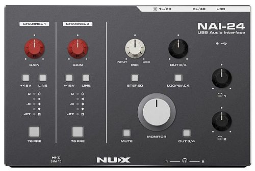 Nux NAI-24 Аудио интерфейс USB.