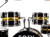 Foix LH-21H25 Барабанная установка, черная/желтая.-2